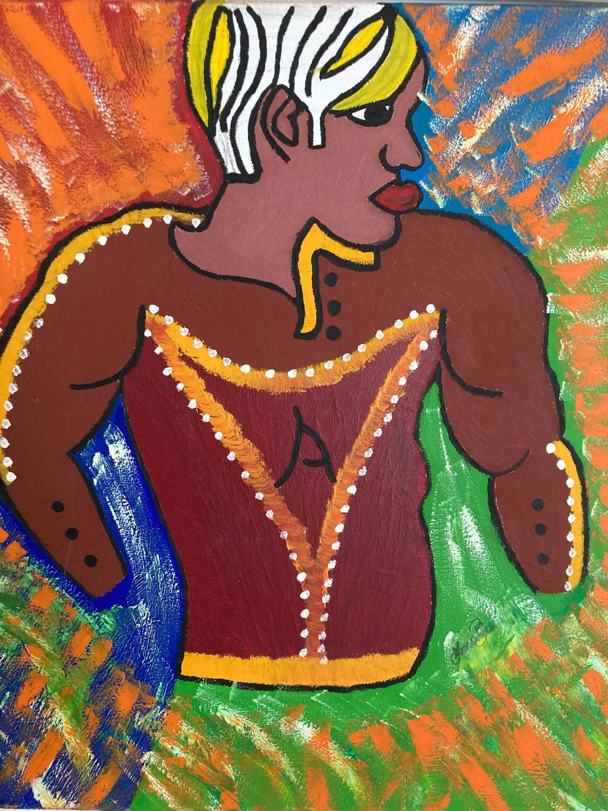 Original Braga Quadros artwork, catalog entry 04
