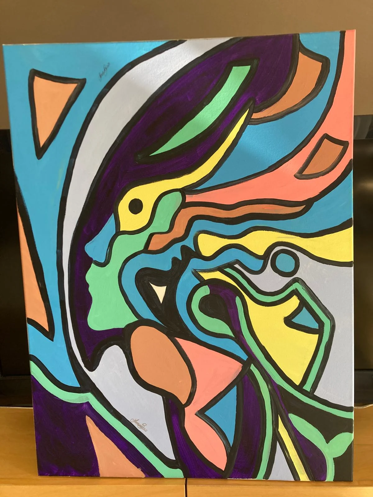 Original Braga Quadros artwork, catalog entry 06