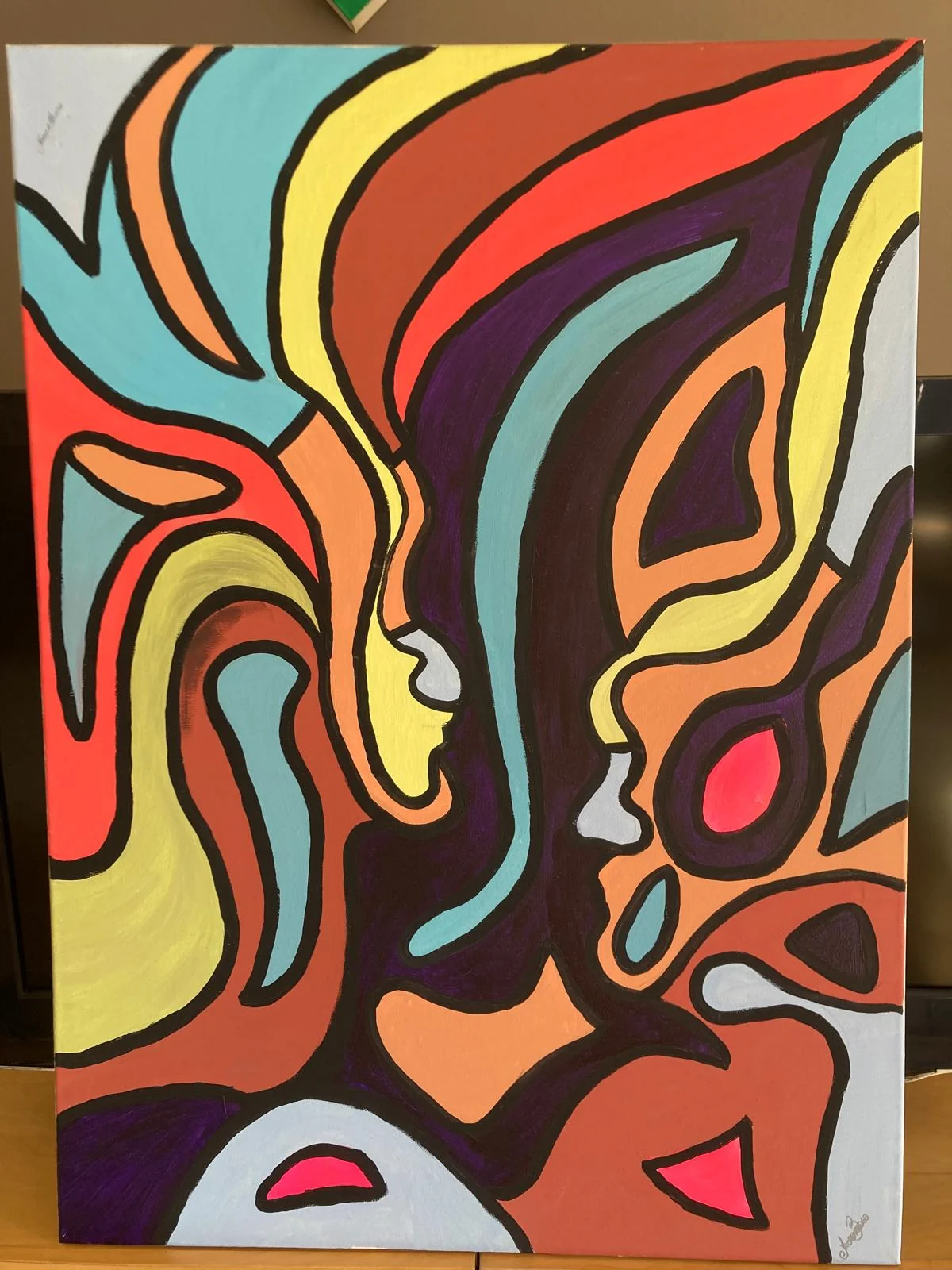 Original Braga Quadros artwork, catalog entry 07